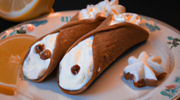 Cannoli s ricottou a citrusem