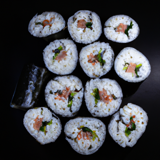 Korejské rýžové placičky Kimbap