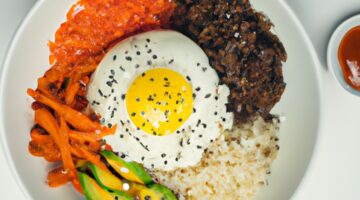 Bibimbap – tradiční korejské směsi rýže