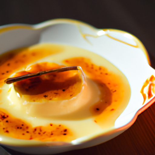 Crème brûlée vanilla pudding s karamelovou krustou