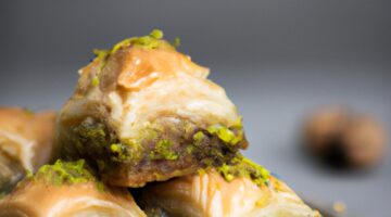 Baklava mandlová s pistáciemi