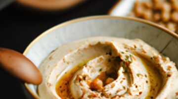 Hummus s lahodným tahini omáčkou