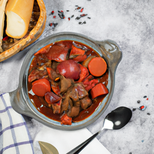 Boeuf Bourguignon s hranolkami