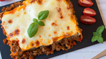 Lasagne bolognese recept.