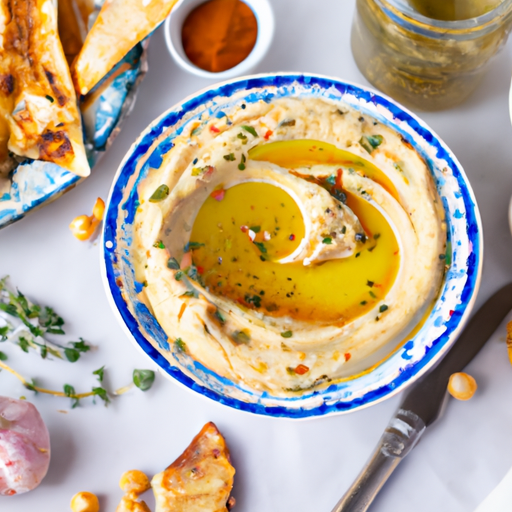 Hummus másla z arganu a olivovým olejem