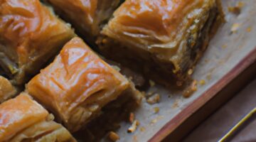 Baklava s ořechy a skořicí