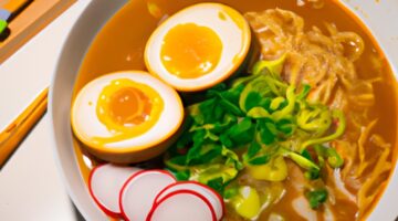 Ramen s vajíčkem a miso