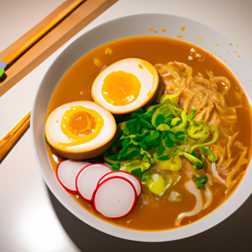 Ramen s vajíčkem a miso