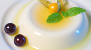 Italská panna cotta s ovocem