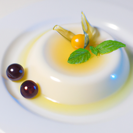 Italská panna cotta s ovocem