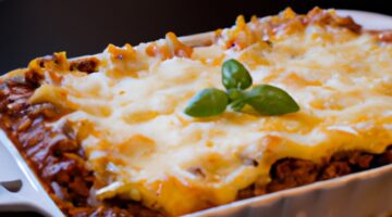 Lasagne bolognese s béchamelovou omáčkou