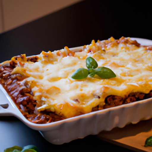 Lasagne bolognese s béchamelovou omáčkou