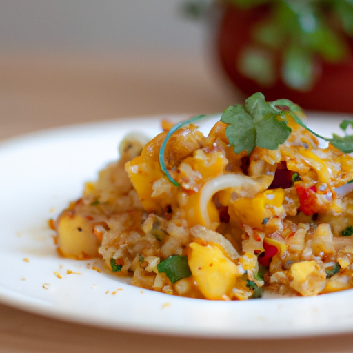 Vegetariánská quinoa s grilovanými zeleninami