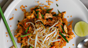 Pad Thai s kuřecím masem