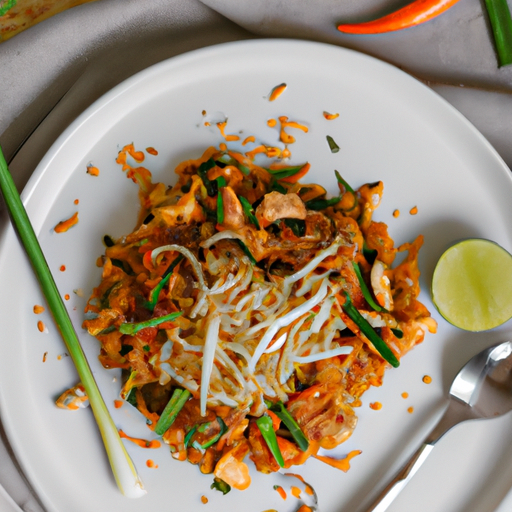 Pad Thai s kuřecím masem