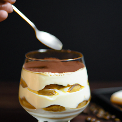 Italský tiramisu s kávou a mascarpone