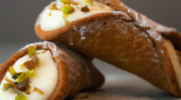 Cannoli s pistáciovou náplní