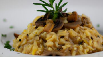 Risotto ai funghi czechy.