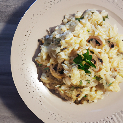 Risotto ai Funghi a Parmezán.