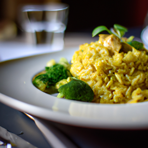 Risotto s hříbky a rukolou