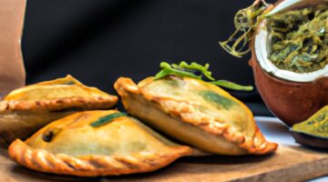 Asado s chimichurri a empanadas