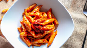 Penne arrabiata s červeným pepřem