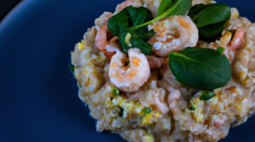 Risotto s vlašskými ořechy