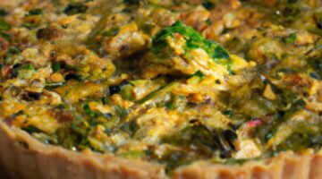 Brokolicový quiche s uzeným tofu