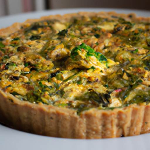 Brokolicový quiche s uzeným tofu