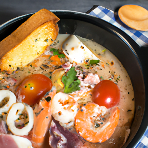 Bouillabaisse rybí polévka s křupavým bagetem