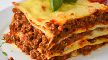 Lasagne Bolognese so�ße Ragu Bolognese