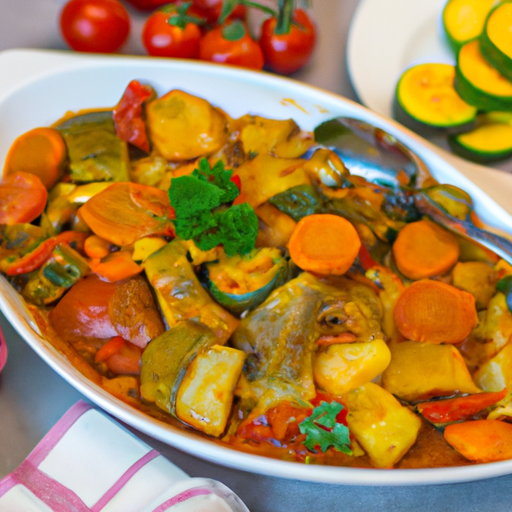 Ratatouille pečené zeleniny v troubě