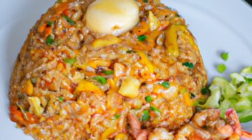 Indonéský nasi goreng recept.