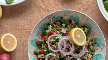 Tabbouleh salát s petrželkou.