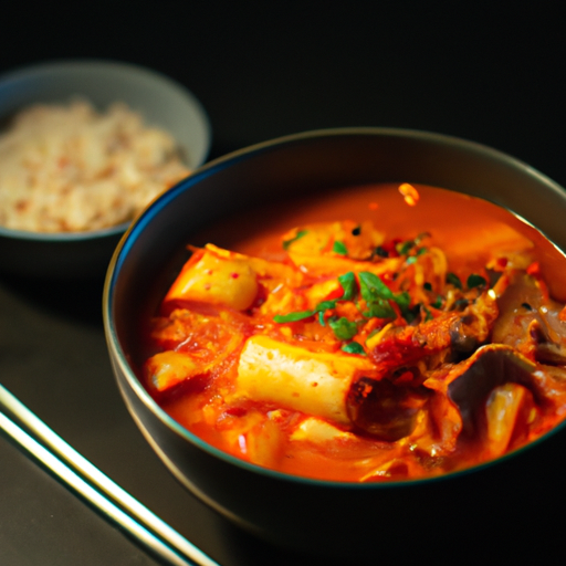 Kimchi jjigae s vepřovým masem