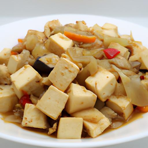 Tofu na zelenině se sójovou omáčkou