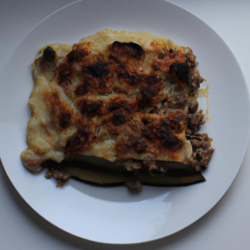 Moussaka s baklazány a masem