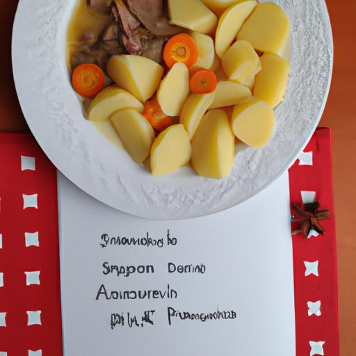 Recept na dušené vepřové s bramborami