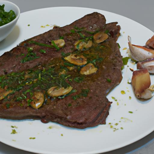 Argentinský biftek s chimichurrim