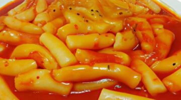 Tteokbokki – pikantní rýžové placičky