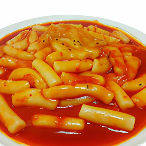 Tteokbokki – pikantní rýžové placičky