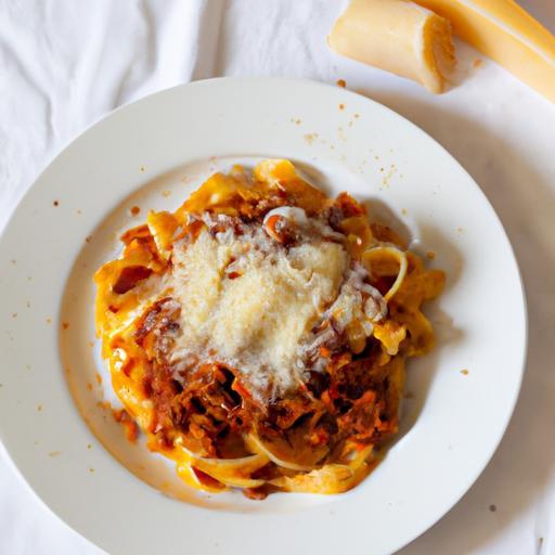 Ragu alla Bolognese na tagliatelle