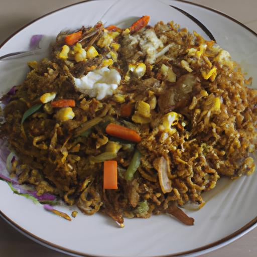 Indonéský mie goreng recept