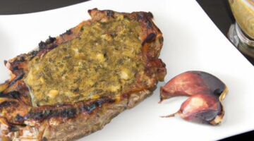 Vepřové steak s chimichurri omáčkou