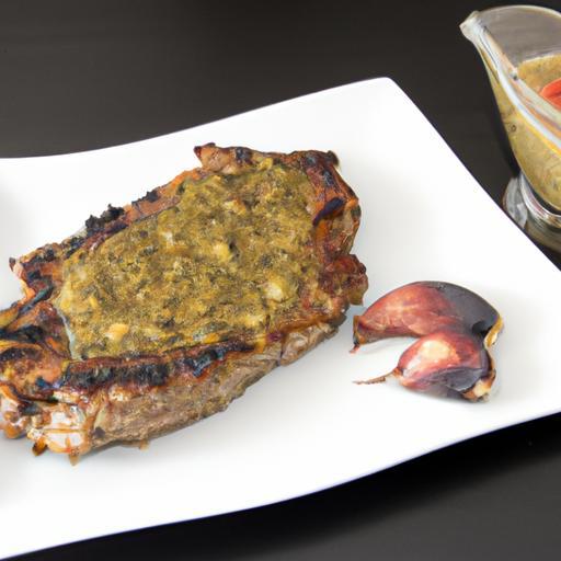 Vepřové steak s chimichurri omáčkou