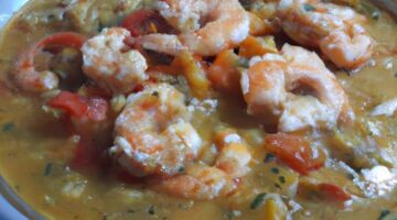 Moqueca de peixe a krevety