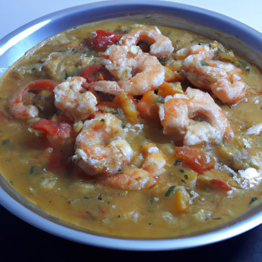 Moqueca de peixe a krevety