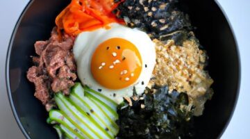 Bibimbap (misokorejský smíšený pokrm)