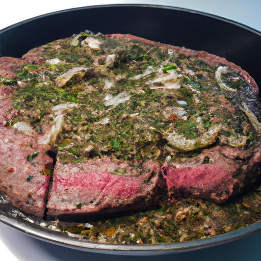 Argentinské hovězí maso s chimichurri