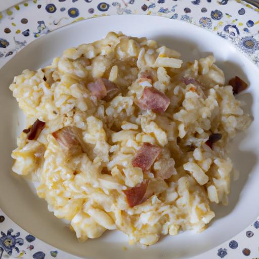 Risotto alla carbonara s pancettou